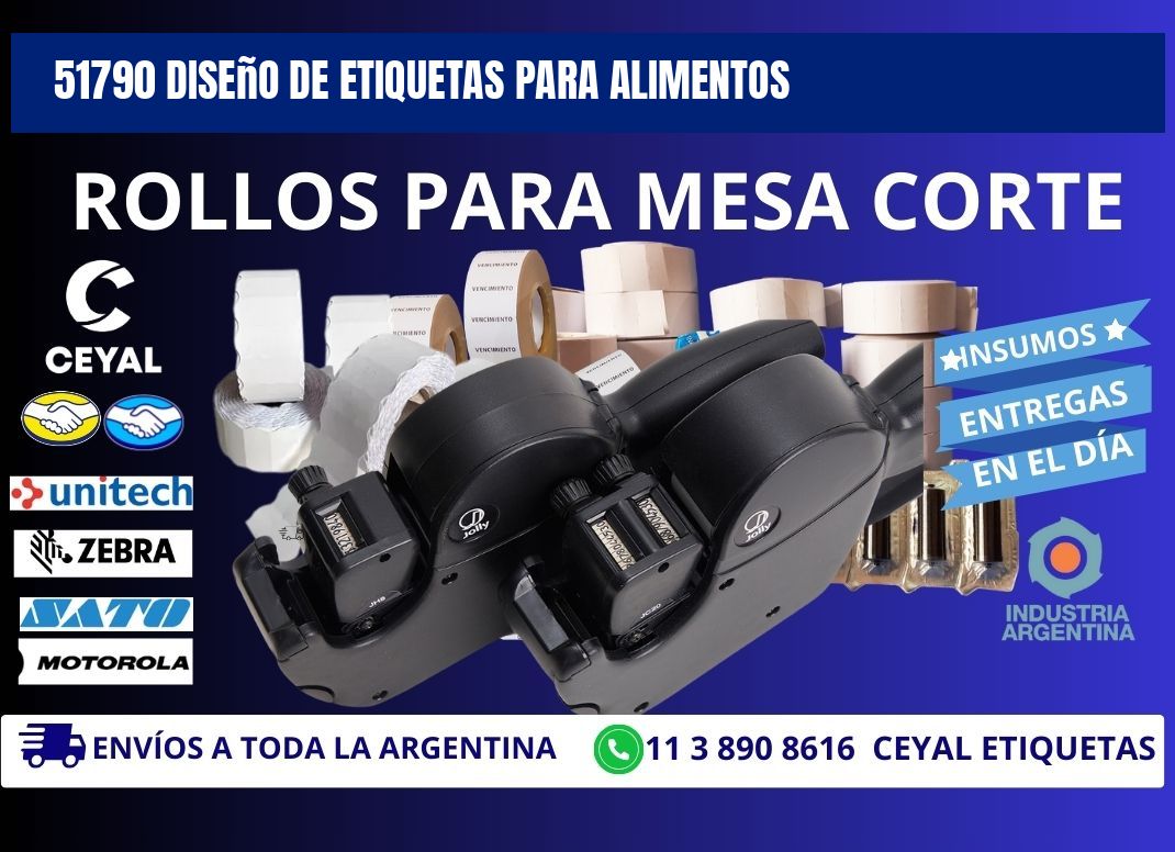 51790 Diseño de etiquetas para alimentos