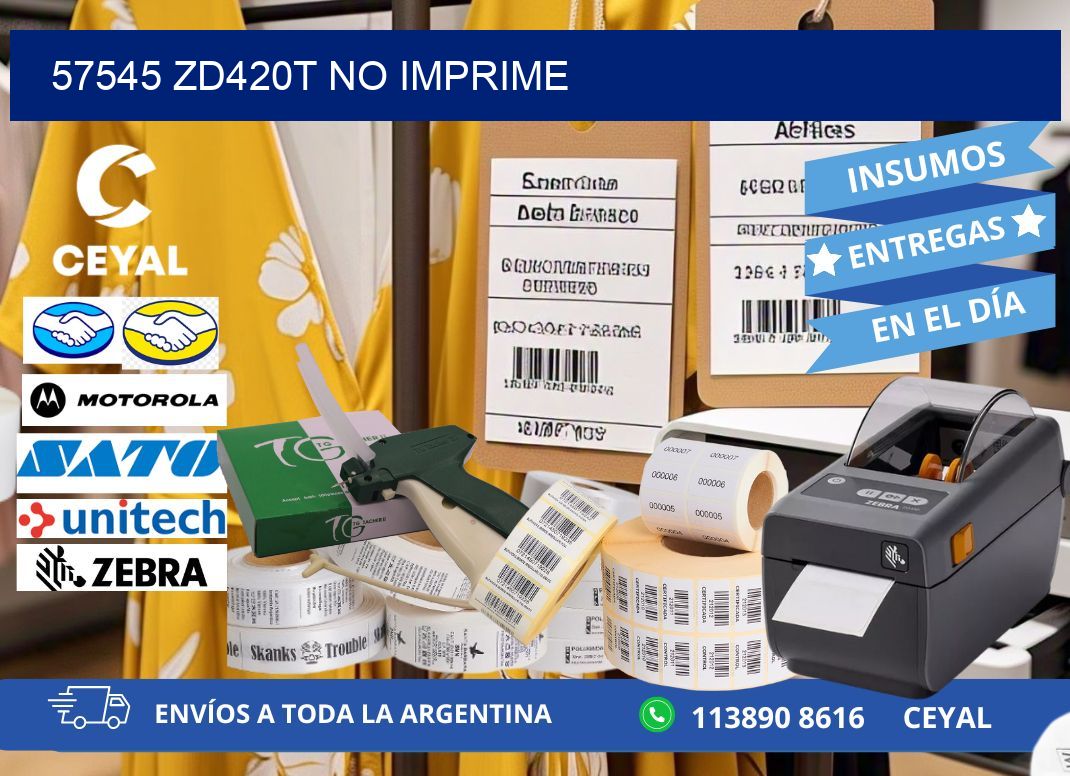 57545 ZD420t no imprime