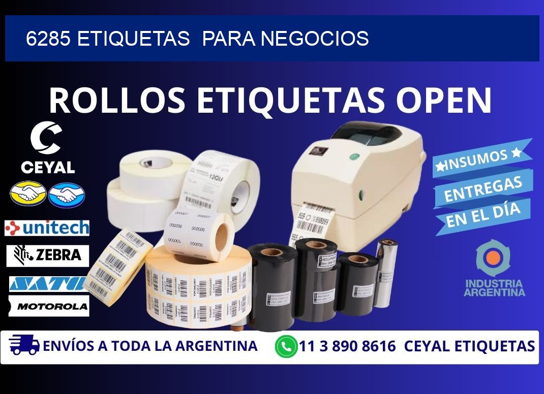 6285 etiquetas  para negocios