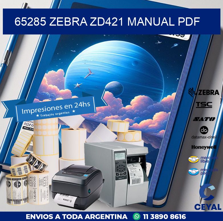 65285 Zebra ZD421 manual PDF