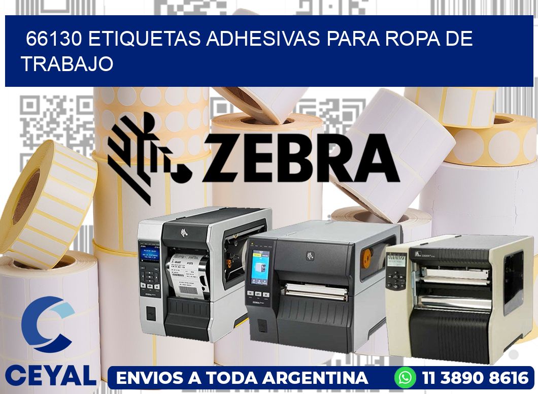 66130 Etiquetas adhesivas para ropa de trabajo
