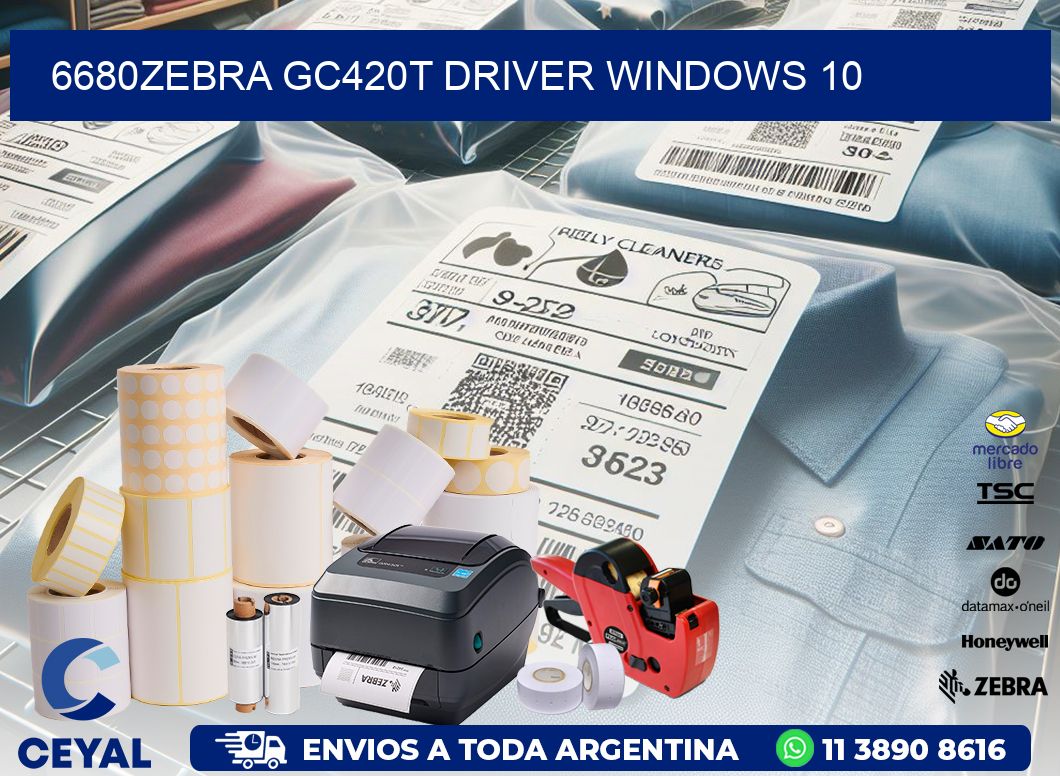 6680Zebra GC420t driver Windows 10