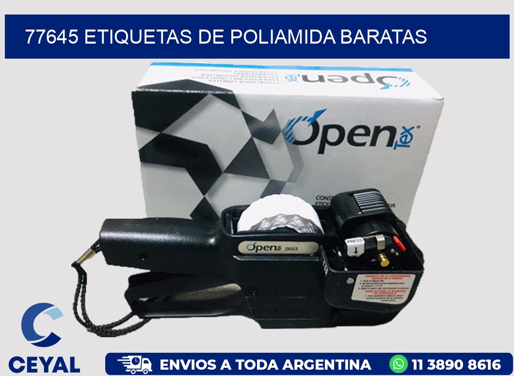 77645 etiquetas de poliamida baratas