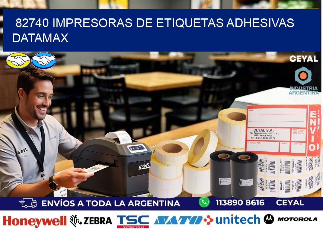 82740 impresoras de etiquetas adhesivas datamax