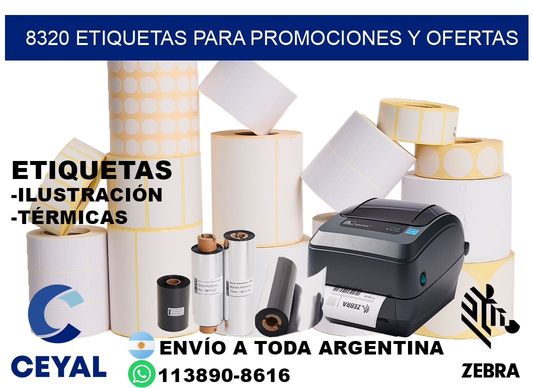 8320 Etiquetas para promociones y ofertas