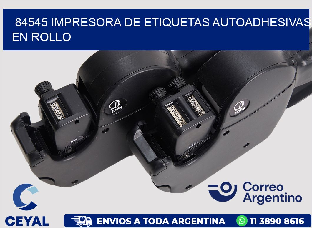 84545 impresora de etiquetas autoadhesivas en rollo