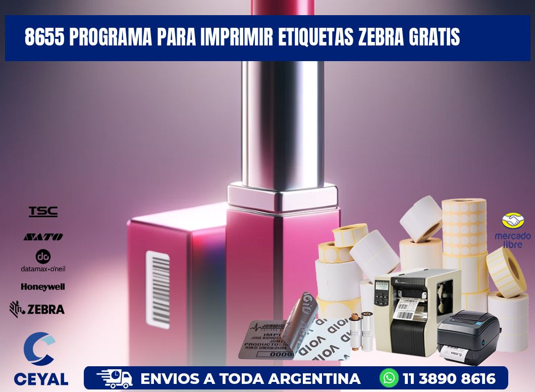 8655 Programa para imprimir etiquetas Zebra gratis