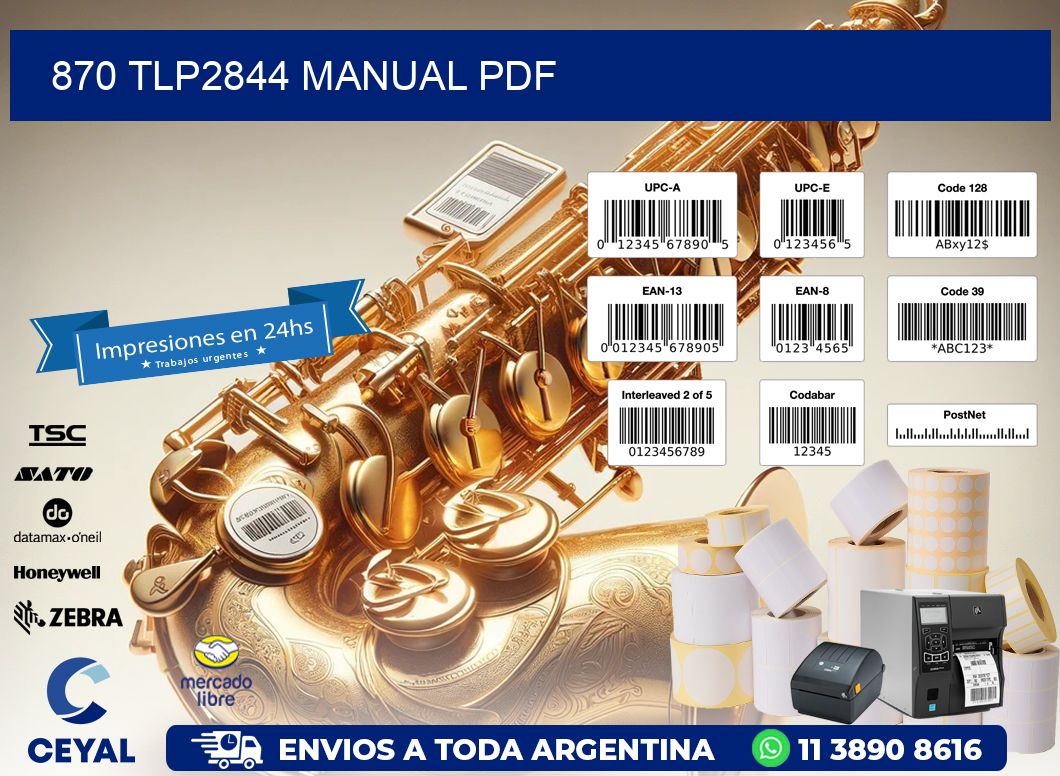 870 TLP2844 manual PDF