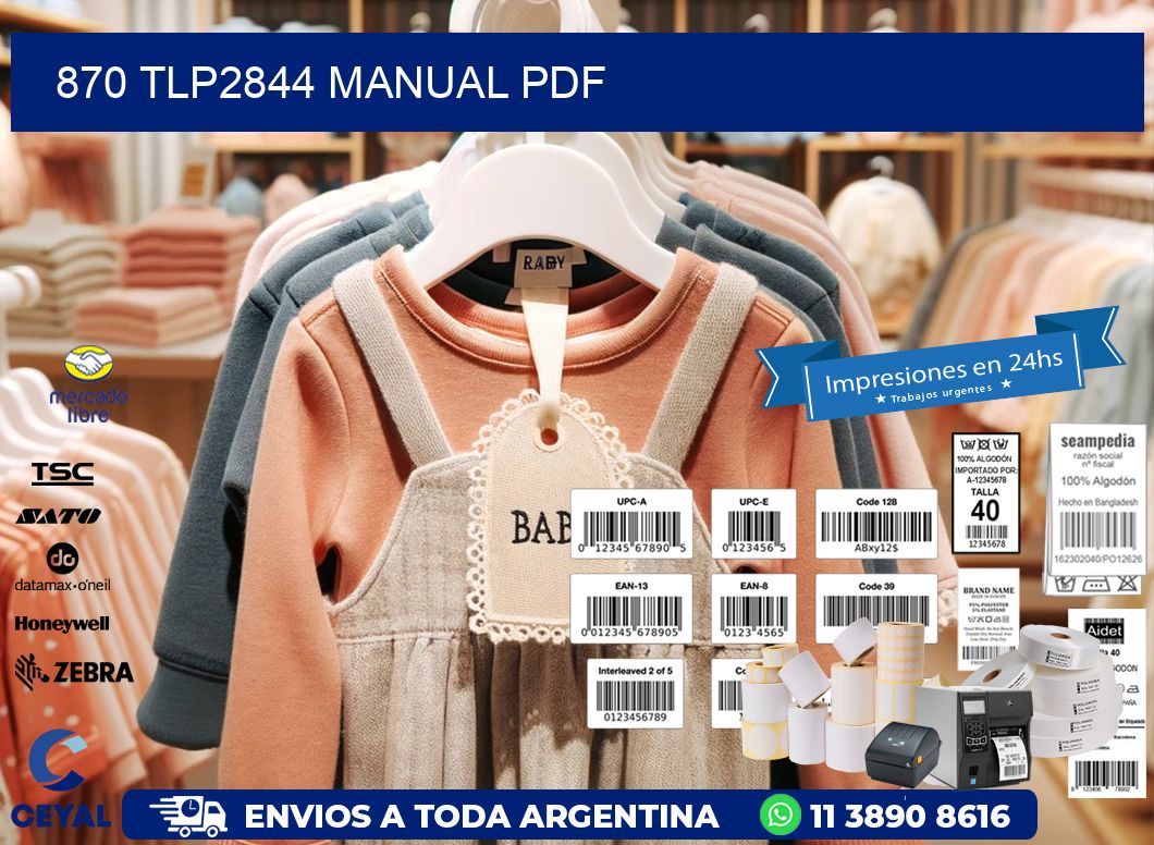 870 TLP2844 manual PDF