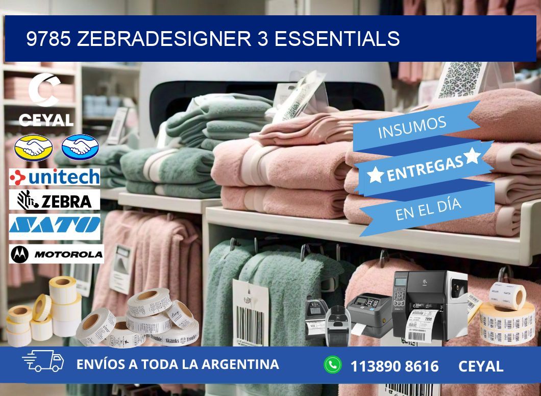 9785 ZebraDesigner 3 Essentials
