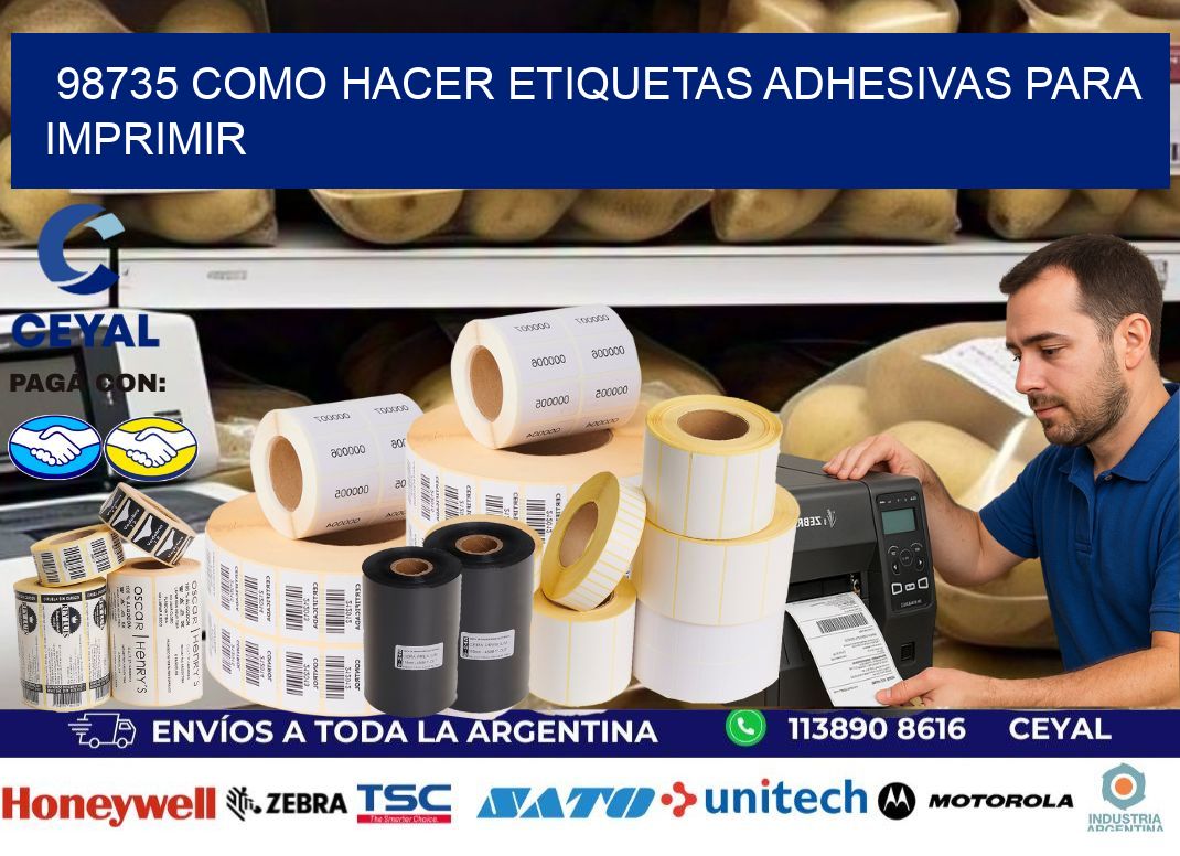 98735 Como hacer etiquetas adhesivas para imprimir