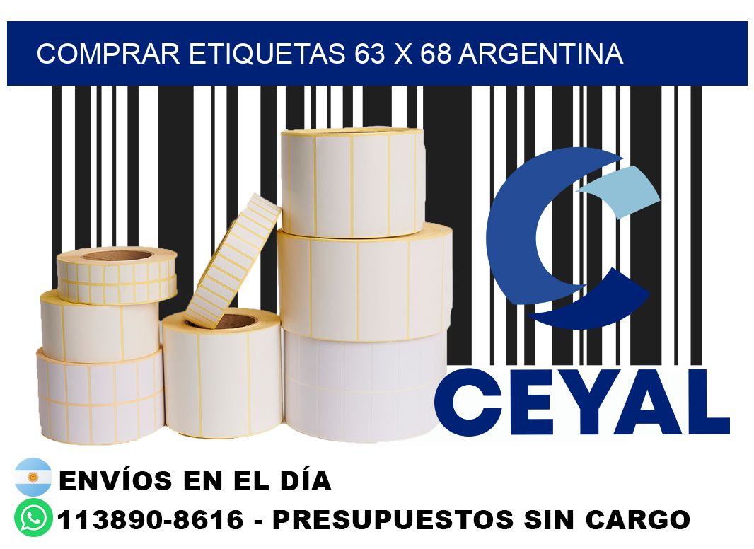 Comprar etiquetas 63 x 68 argentina