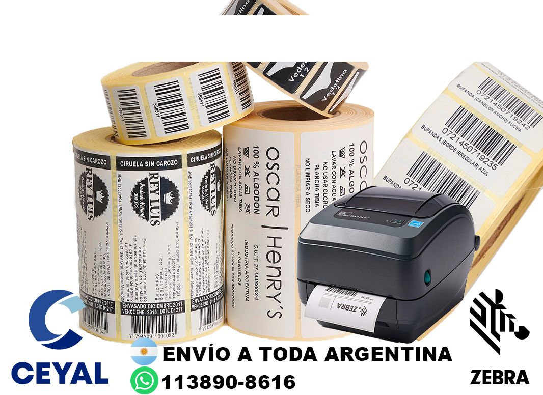 etiquetas personalizada  25 x 91 x 1000