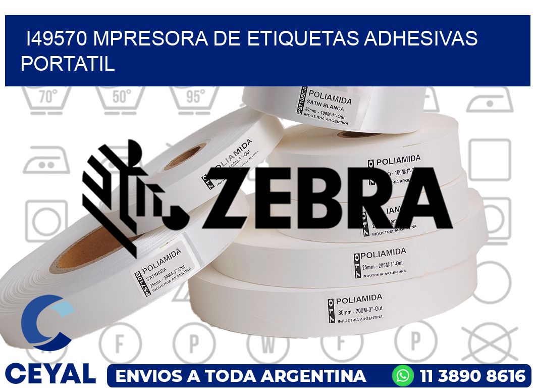 i49570 mpresora de etiquetas adhesivas portatil