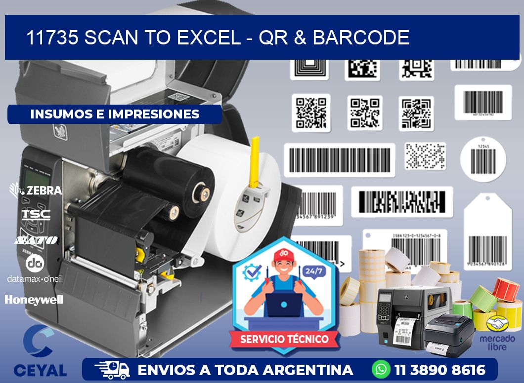 11735 Scan to Excel - QR & Barcode
