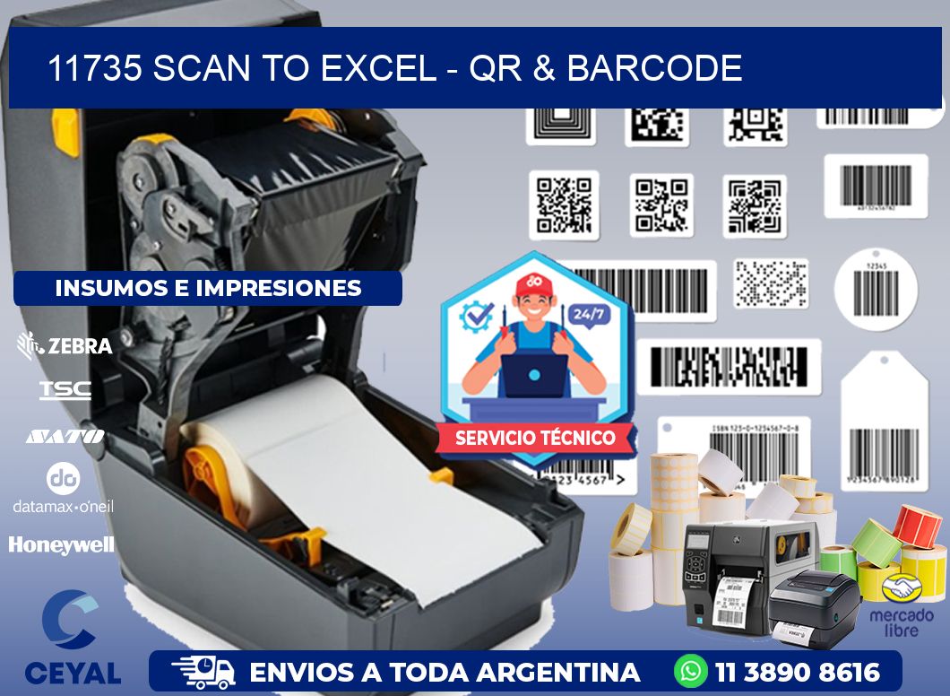 11735 Scan to Excel - QR & Barcode