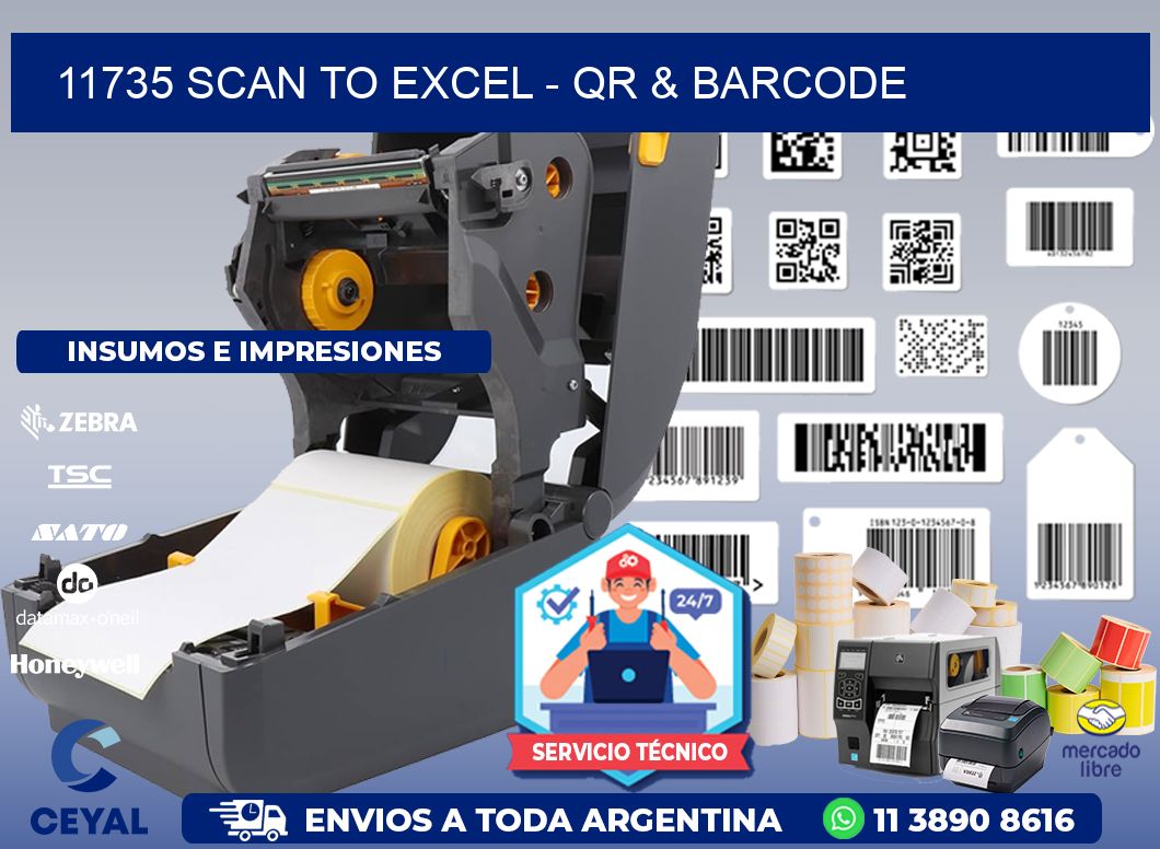 11735 Scan to Excel - QR & Barcode