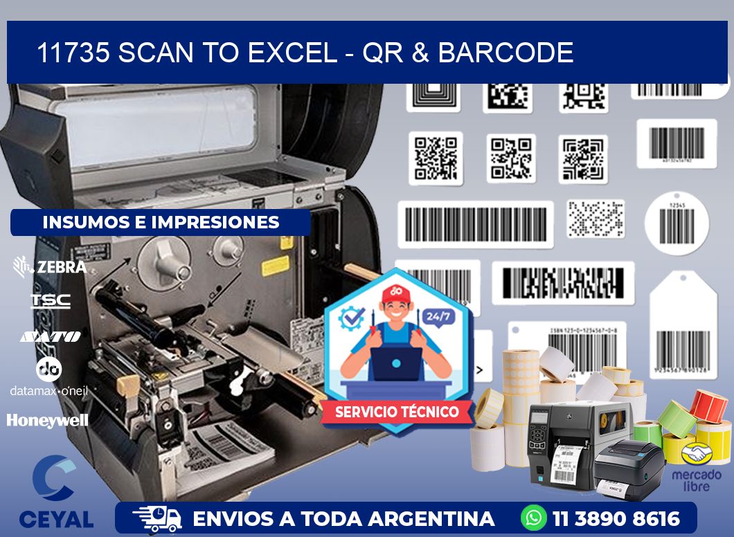 11735 Scan to Excel - QR & Barcode