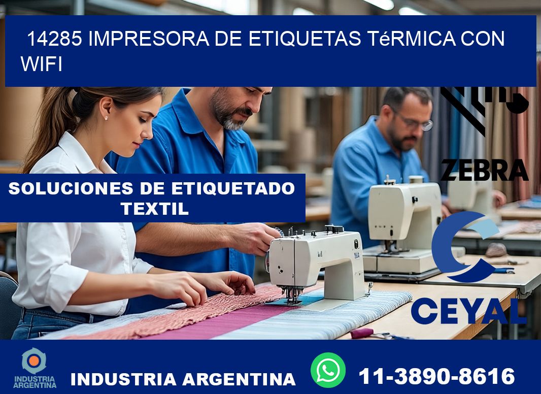 14285 impresora de etiquetas térmica con wifi