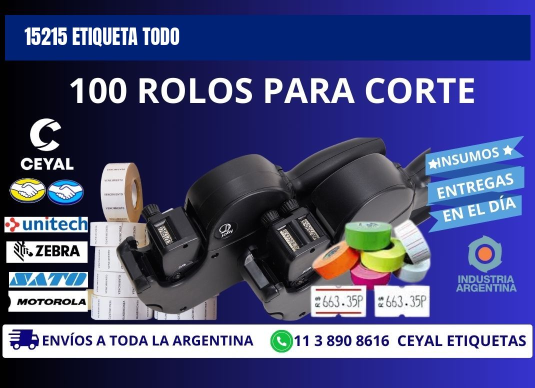 15215 Etiqueta todo
