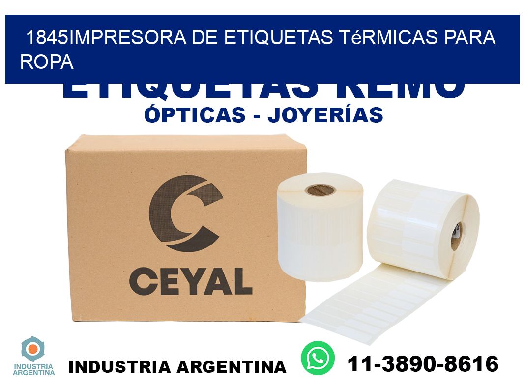 1845impresora de etiquetas térmicas para ropa