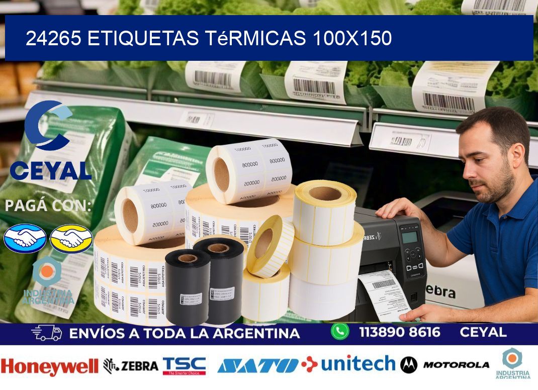 24265 etiquetas térmicas 100x150