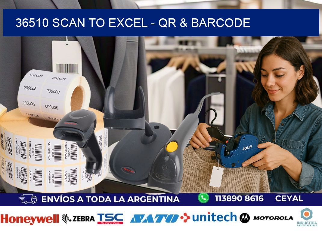 36510 Scan to Excel - QR & Barcode