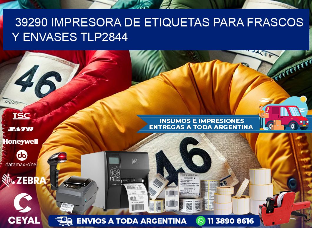 39290 impresora de etiquetas para frascos y envases TLP2844