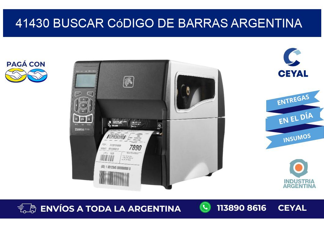 41430 Buscar código de barras Argentina