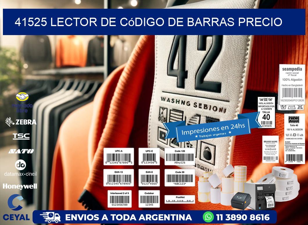 41525 Lector de código de barras precio