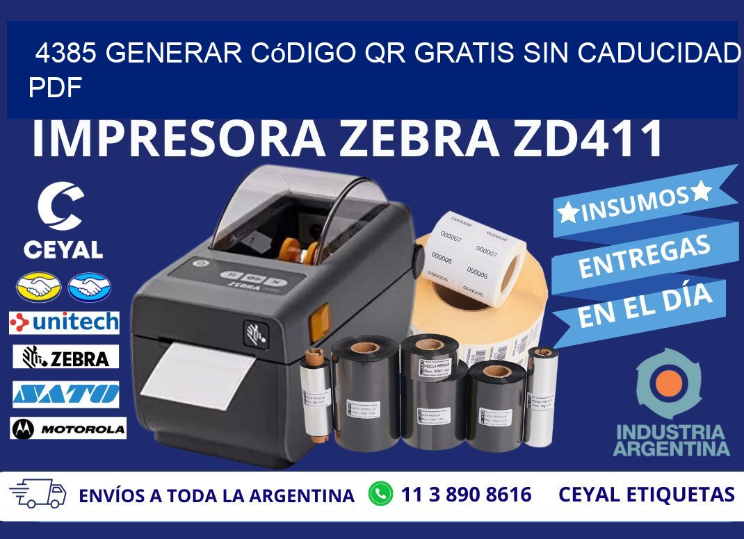 4385 Generar código QR gratis sin caducidad PDF