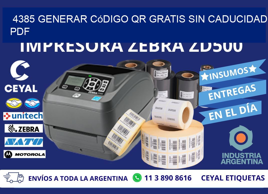 4385 Generar código QR gratis sin caducidad PDF