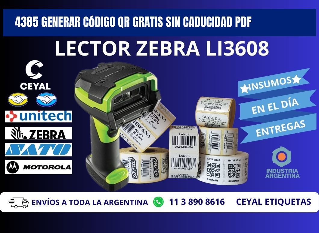 4385 Generar código QR gratis sin caducidad PDF