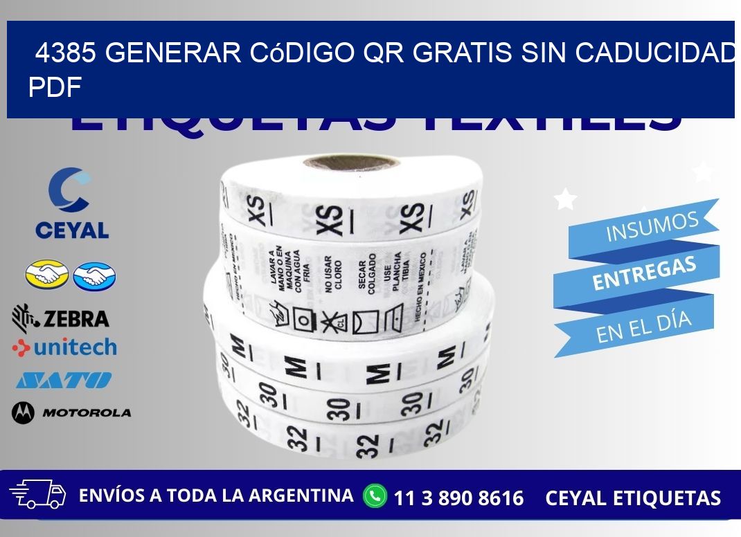 4385 Generar código QR gratis sin caducidad PDF