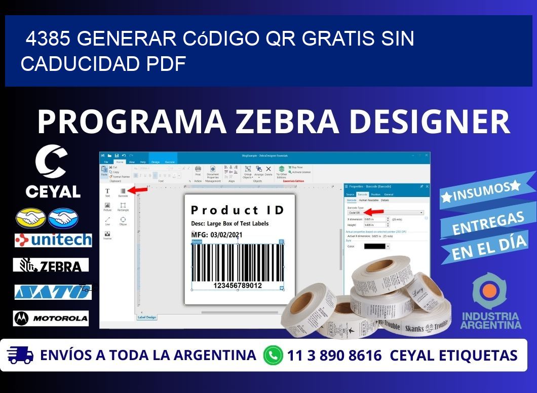 4385 Generar código QR gratis sin caducidad PDF