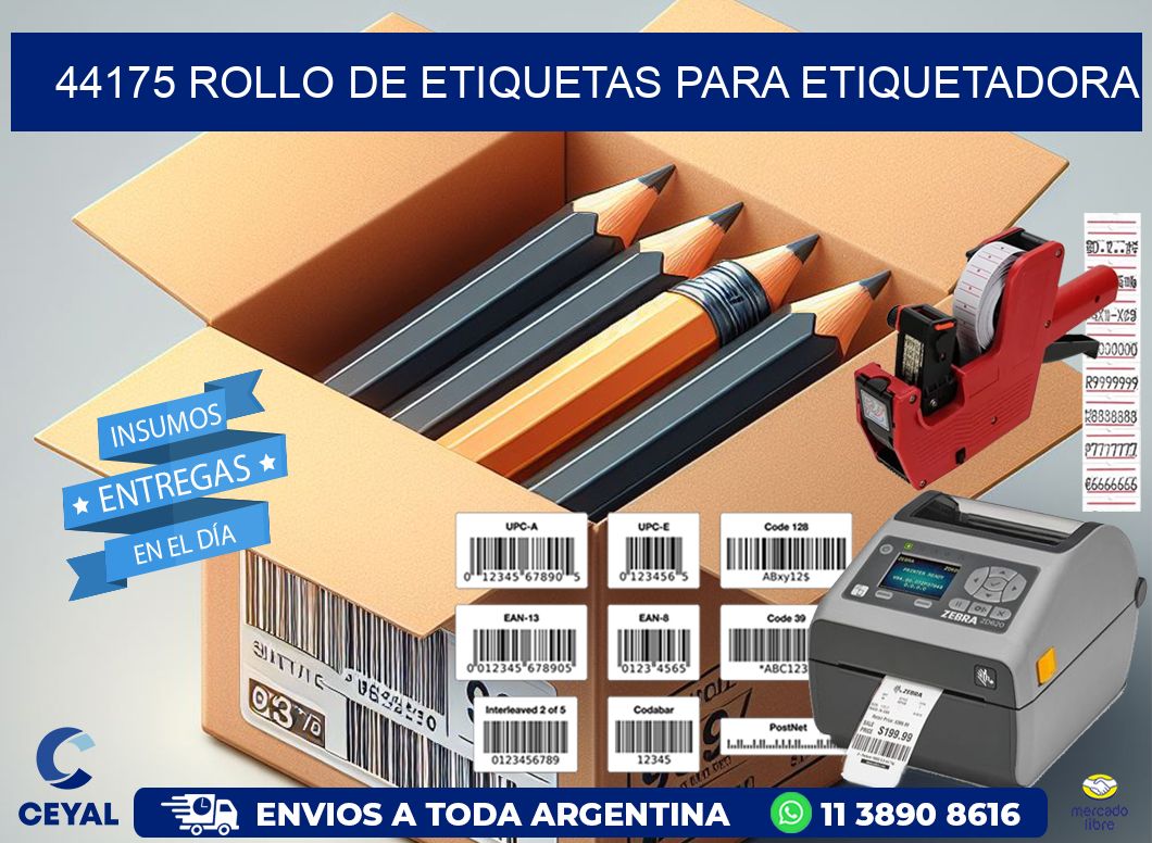 44175 rollo de etiquetas para etiquetadora