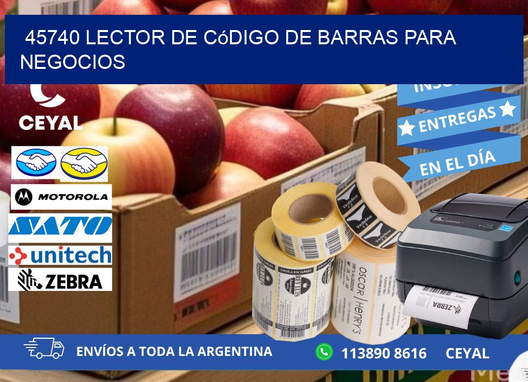 45740 Lector de código de barras para negocios