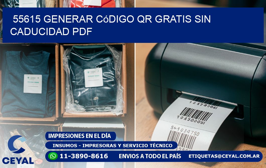 55615 Generar código QR gratis sin caducidad PDF