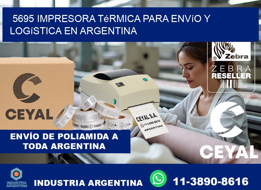 5695 impresora térmica para envío y logística en Argentina
