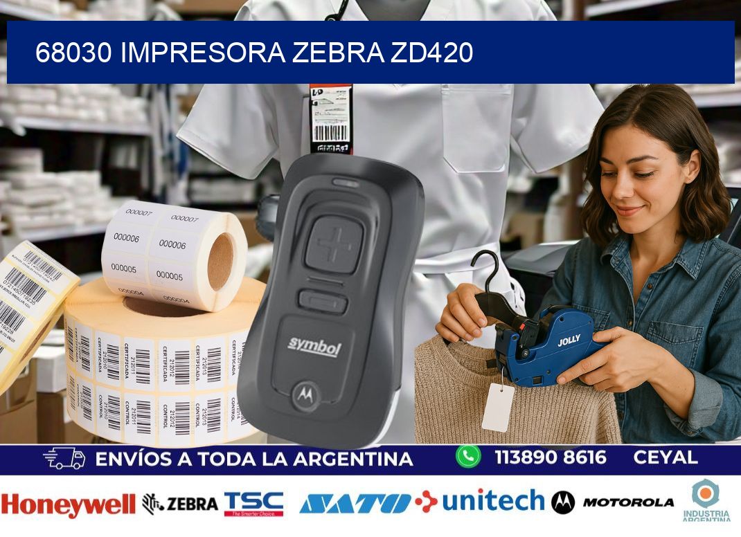 68030 Impresora Zebra ZD420