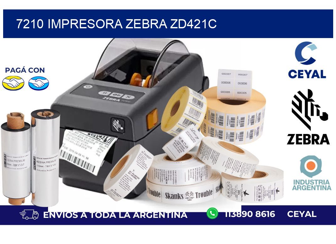 7210 Impresora Zebra zd421c