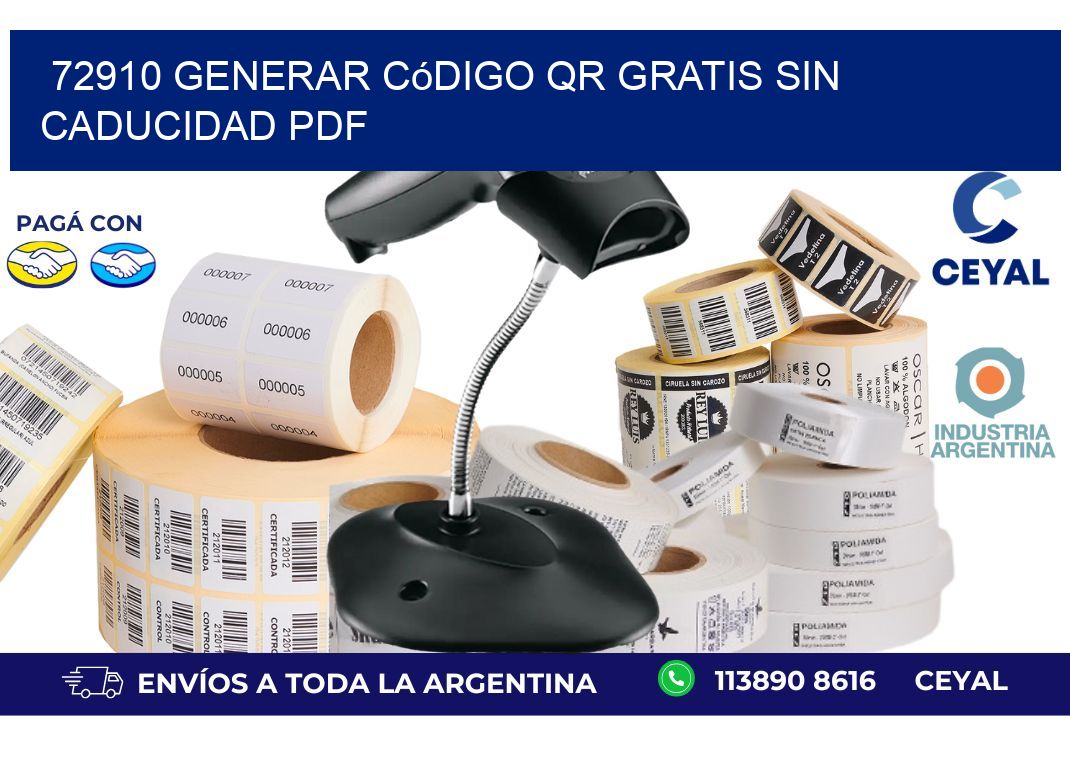 72910 Generar código QR gratis sin caducidad PDF