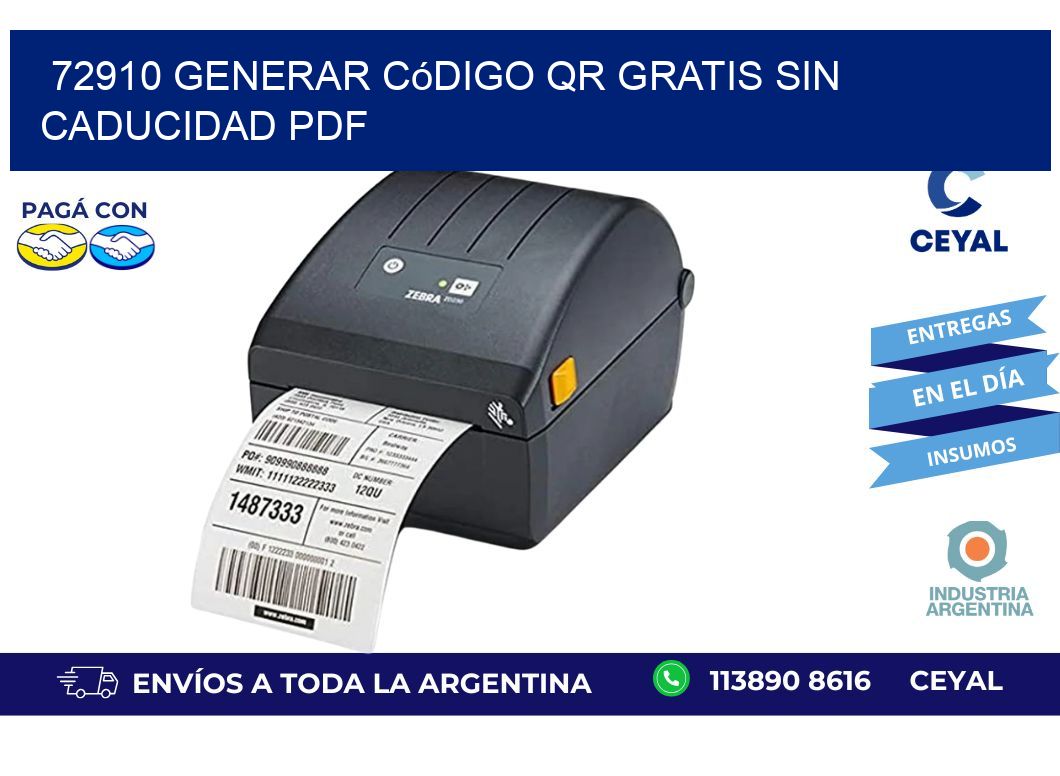 72910 Generar código QR gratis sin caducidad PDF