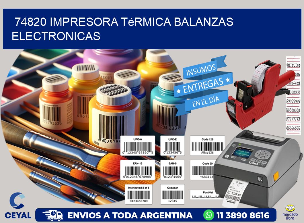 74820 impresora térmica balanzas electronicas