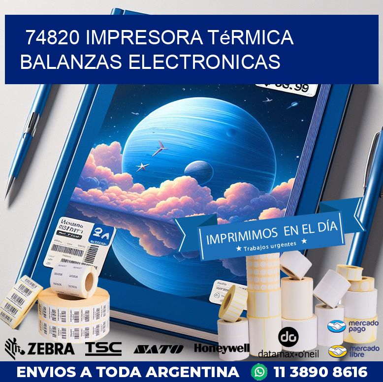 74820 impresora térmica balanzas electronicas