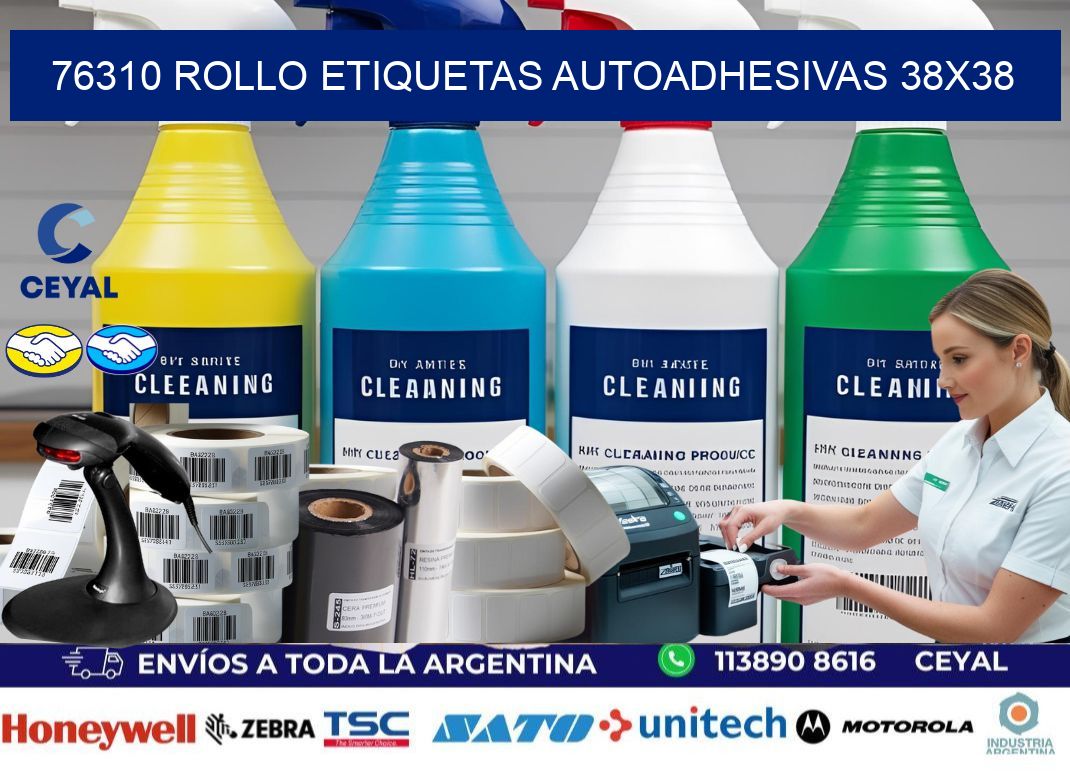 76310 Rollo Etiquetas autoadhesivas 38x38