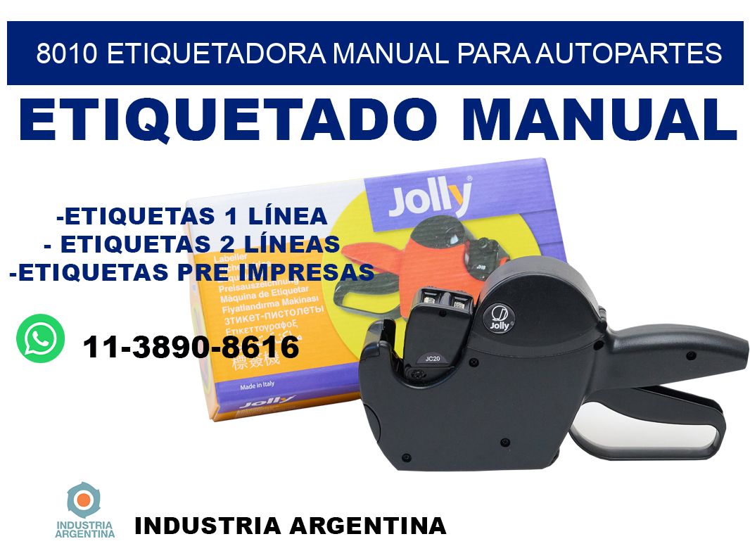 8010 etiquetadora manual para autopartes