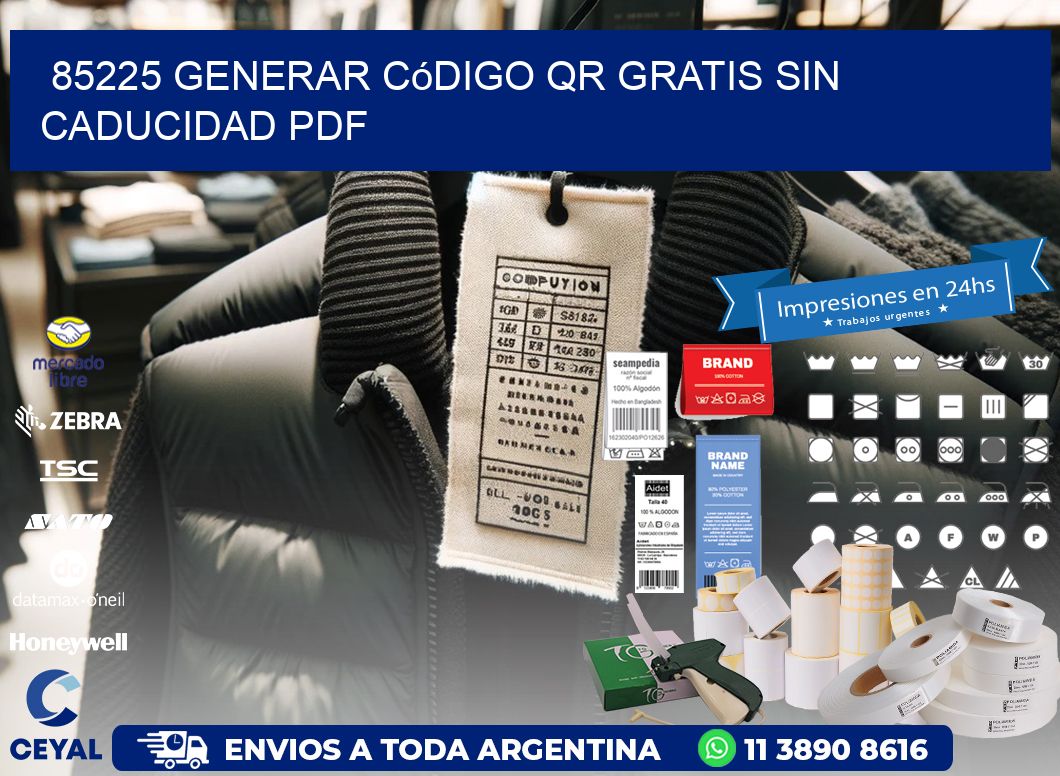 85225 Generar código QR gratis sin caducidad PDF