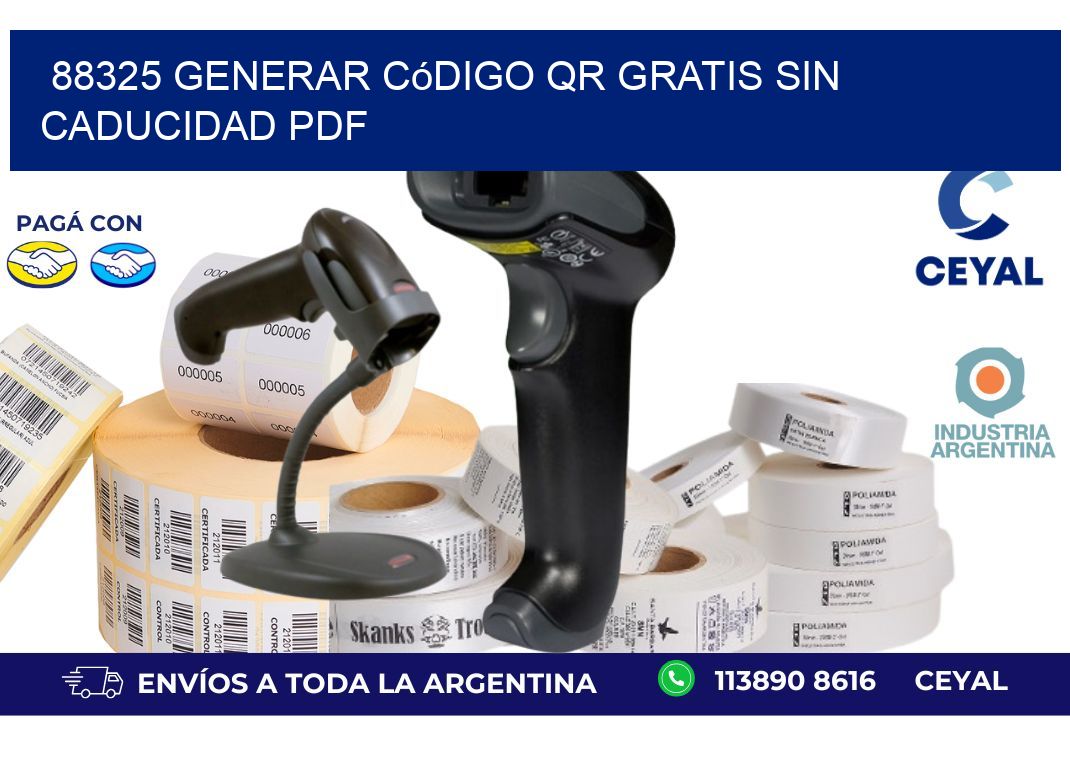 88325 Generar código QR gratis sin caducidad PDF