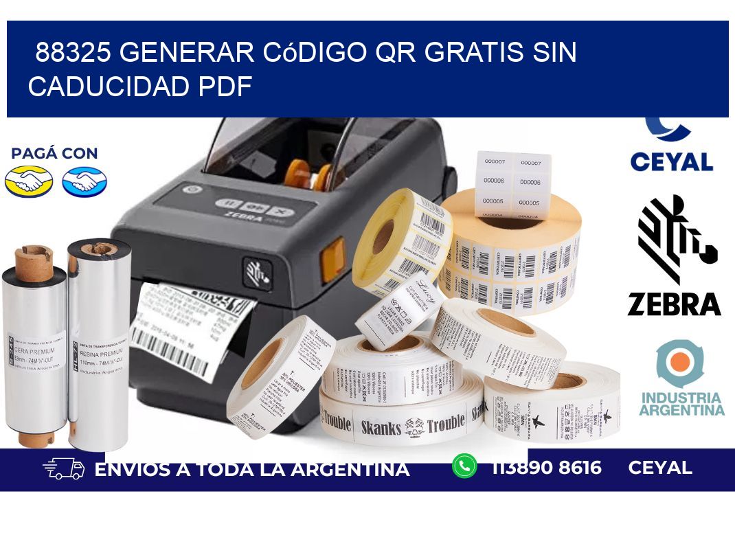88325 Generar código QR gratis sin caducidad PDF